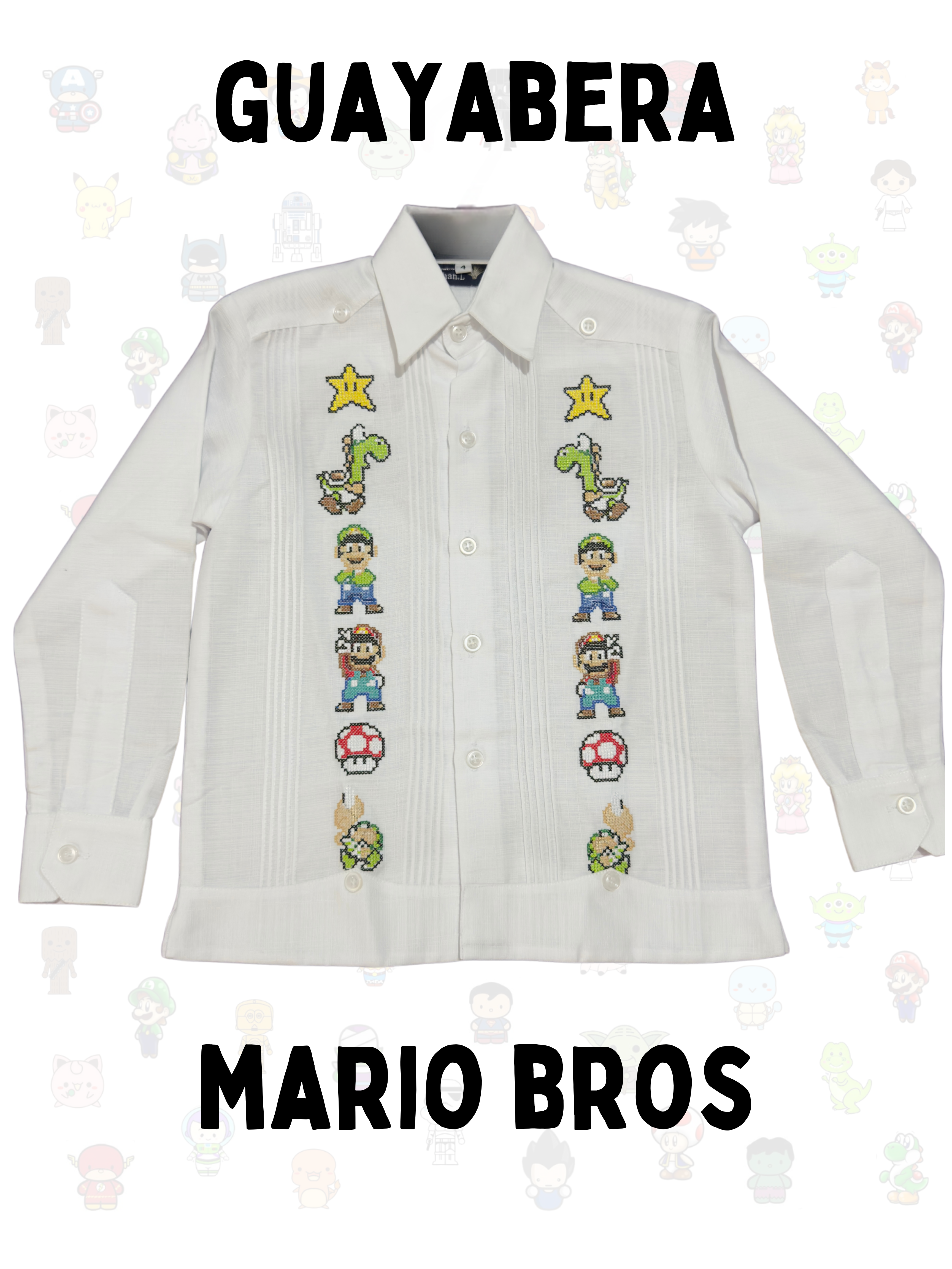 Guayabera Mario Bros