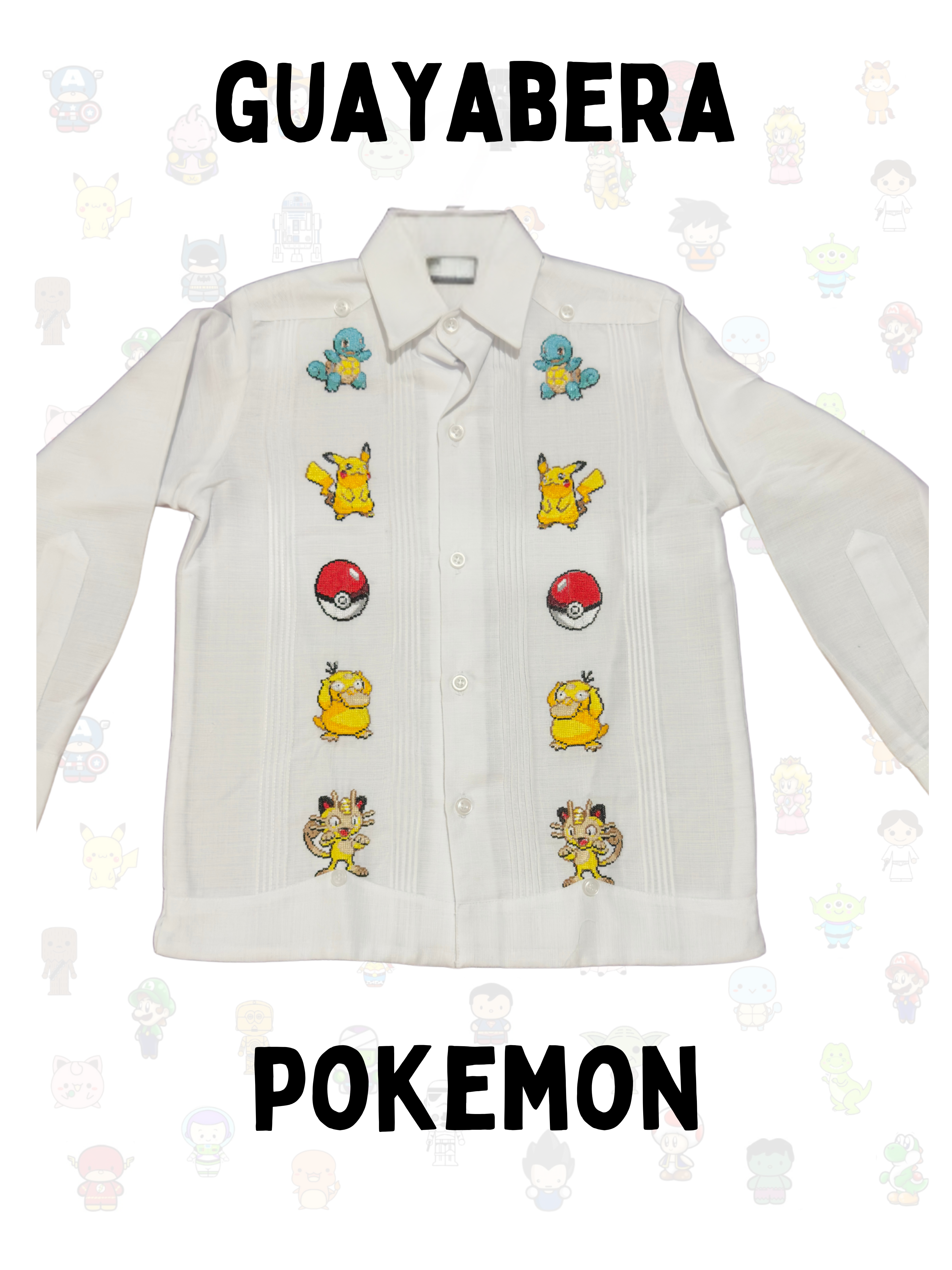 Guayabera Pokemon
